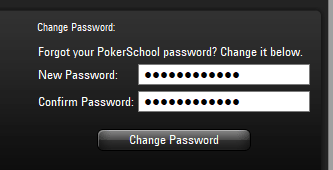 Здесь пароль от аккаунта школы можно менять в любое время