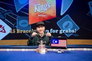 Чин Вей Лим выиграл первый браслет на турнире за €100,000 на WSOP Europe