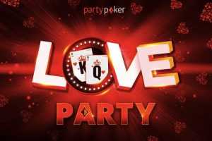 Акция Love Party на partypoker: фрироллы на $1,000 и билеты на Millions Online