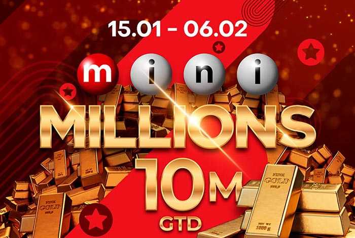 С 15 января на ПокерОК стартует серия Mini Millions