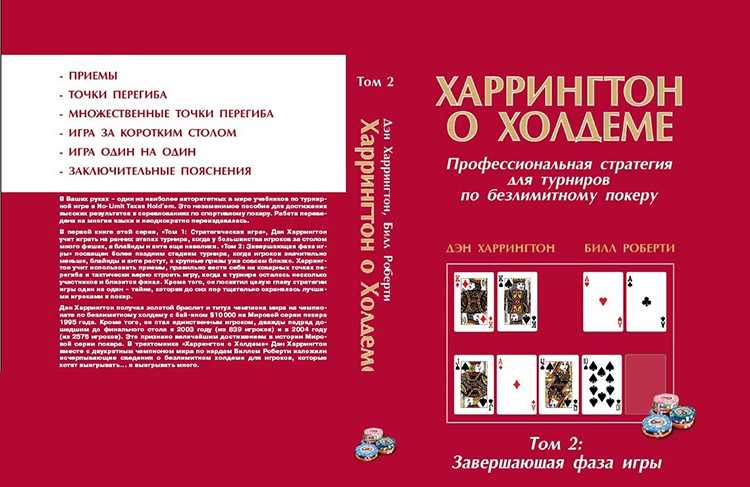 Две стороны обложки второго тома Харрингтон в Холдеме