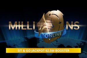 Partypoker удвоит $2,500,000 призовых для чемпиона MILLIONS Online