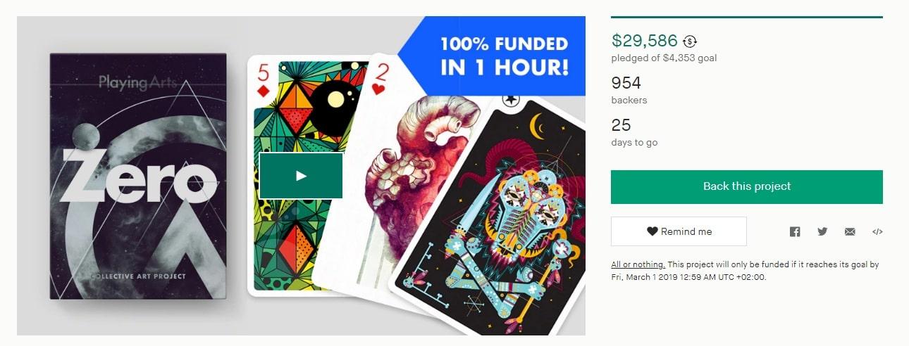 Проект Playing Arts ZERO на Kickstarter